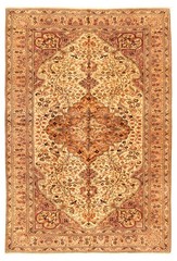Traditional Vintage Hand-Knotted Oriental Carpet 6’6″ x 9’8″ Wool Area Rug