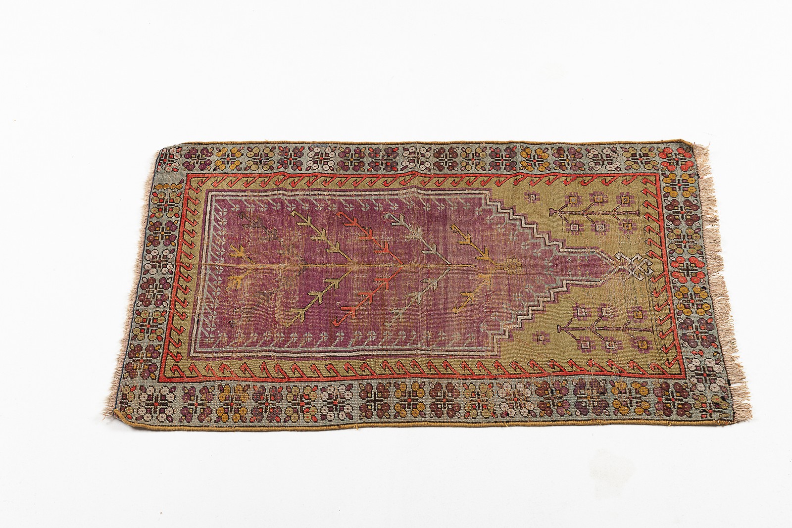 Vintage Tappeto Carpet Tapis Teppich Alfombra Rug Tapiet 145x96 CM gallery