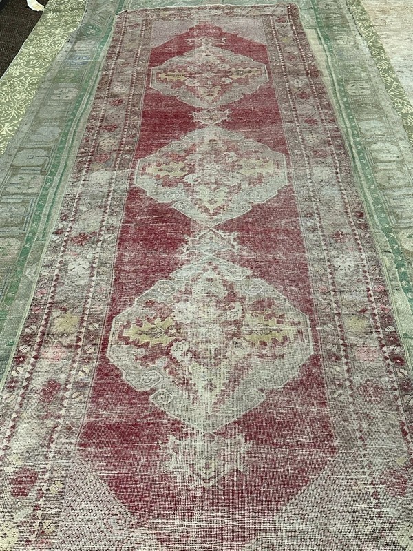 Antique Middle Eastern Runner 11 x4.5 gallery