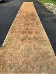 S-ANTIQUE SAROUK RUNNER 3x20ft