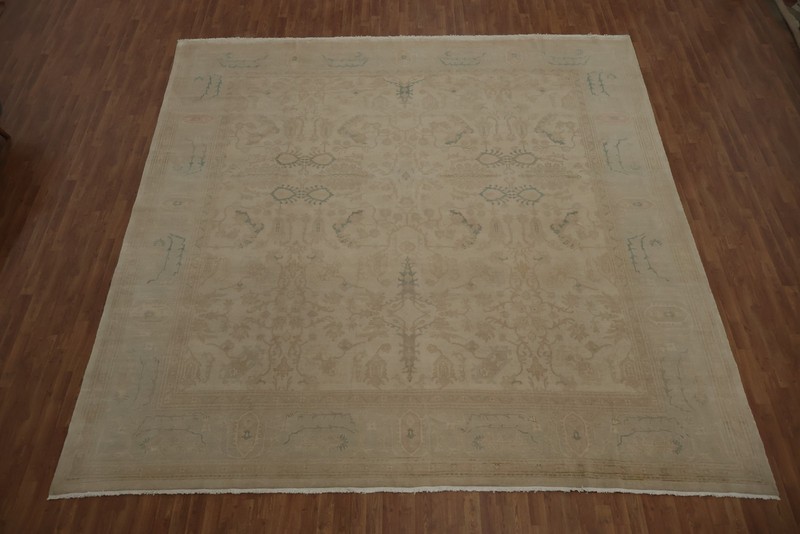 Square Ziegler Oriental Large Rug 13x13 Vegetable Dye Egyptian Handmade Carpet gallery