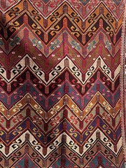 Zili Technique Kilim Rug from Konya, Turkey 80+ years old – 234 cm x 146 cm