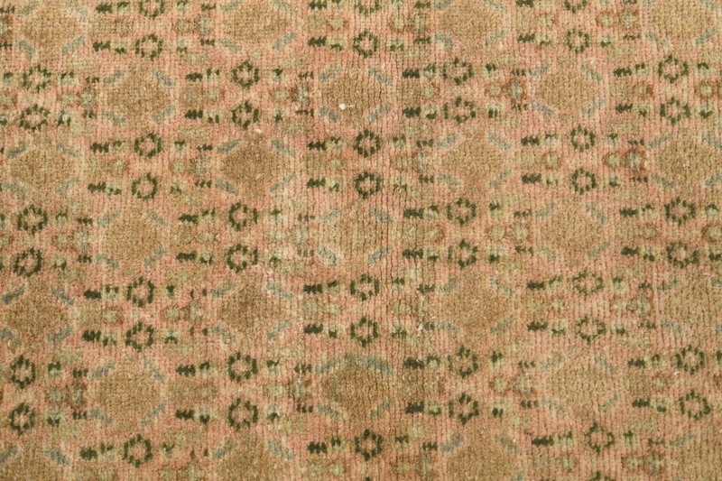 2x9 Turkish Runner Rug Hand-Knotted Vintage Oushak Wool Rug Faded Carpet,645 gallery