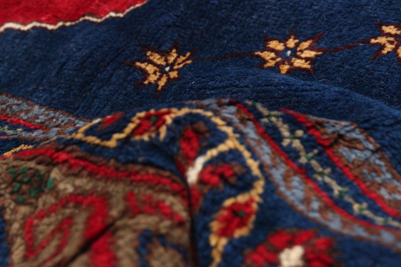Vintage Hand-Knotted Area Rug 5'1" x 9'7" Traditional Oriental Wool Carpet gallery