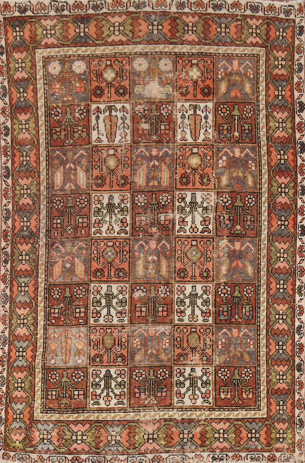 Garden Design Traditional Wool Vintage Area Rug 7x10 ft Hand-knotted Carpet gallery