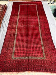 180 X 355 cm Vintage Natural Vegetable Dye Nomad Maldari Belouch Khowdani Carpet