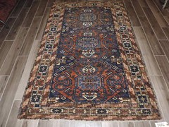 5x7ft. Antique Tribal Caucasian Kuba Kazak Wool Rug