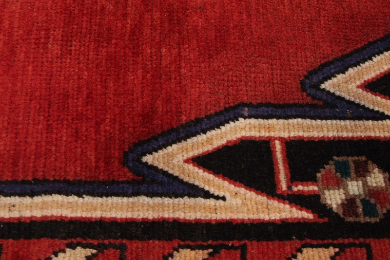 Vintage 3'1" x 5'5" Traditional Hand Knotted Vegetable Dye Wool Area Rug gallery