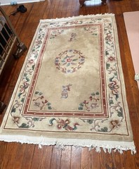 4×6 CHINESE RUG VINTAGE ETHAN ALLEN PEKING AUTHENTIC 100% WOOL ORIENTAL RUG