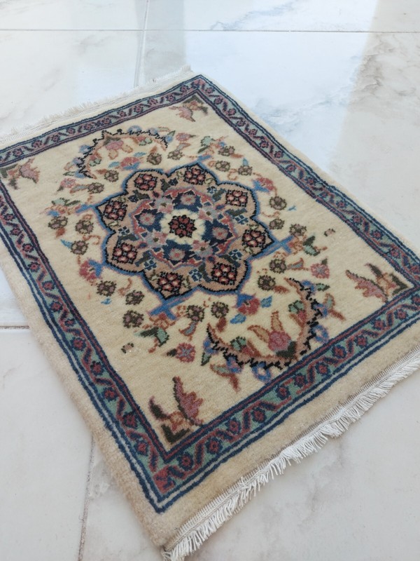 2x2 Handmade Rug Vintage Rug Turkish Rug Oushak Rug Oushak Carpet Hereke Rug gallery