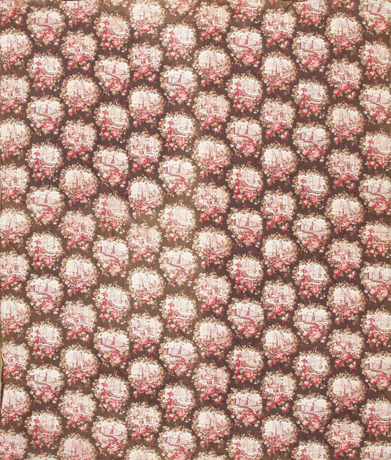 5X7 Antique American Quilts Wool Area Rug 1920 gallery