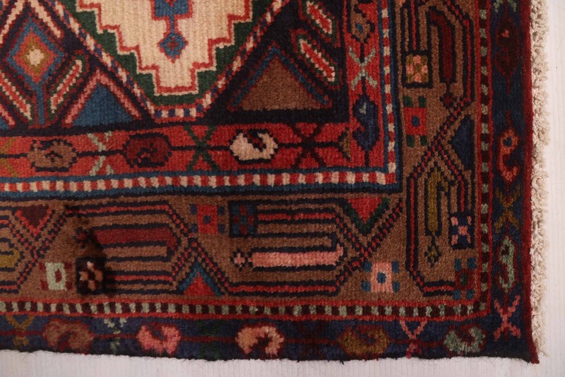 2'9" x 8'6" Vintage Hand-knotted Runner Rug Traditional Oriental Wool Carpet gallery