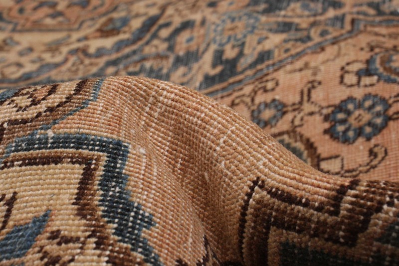 Vintage Hand-Knotted Area Rug 9'7" x 12'6" Traditional Oriental Wool Carpet gallery