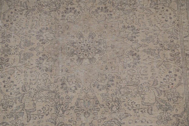Vintage Distressed Wool Floral Traditional Area Rug 7x9 ft Hand-knotted Carpet gallery