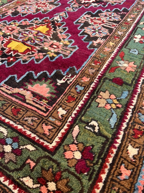 COLLECTORS' ITEM Antique Stunning Natural Vegetable Dye Shirvan Caucasian Carpet gallery