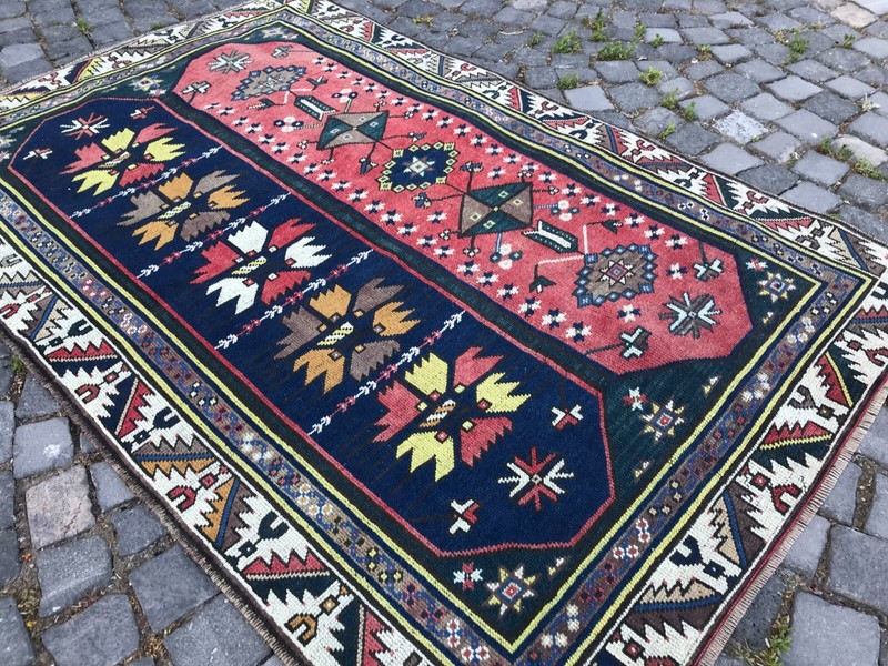 Handmade Rug Turkish Area Rug Vintage Rug Oushak Rug Antique Rug Bohemian Rug gallery
