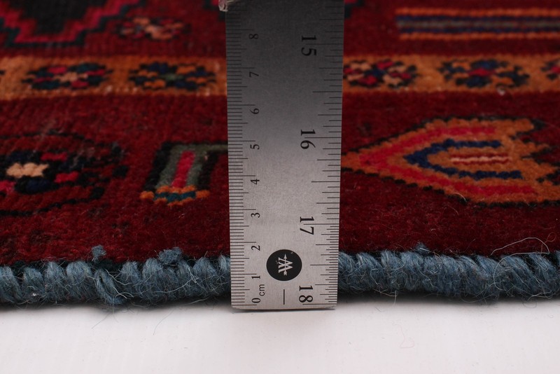 3'11" x 9'3" Vintage Hand-knotted Runner Rug Traditional Oriental Wool Carpet gallery