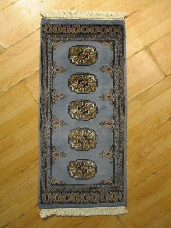 2x3 Bukhara Museum Geometric Handmade-Knotted Wool Rug 582488 gallery