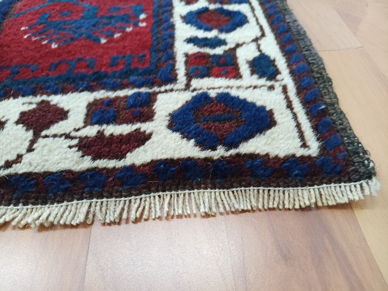Antique Star Blue Rug, Heimdecor Blauer Teppich, Tribal Village Rug, Handmade gallery