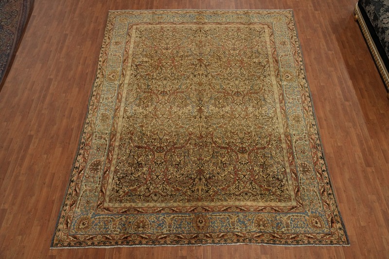 Antique Traditional Style Large Area Rug 10x13 Handmade Living Room Old Carpet gallery