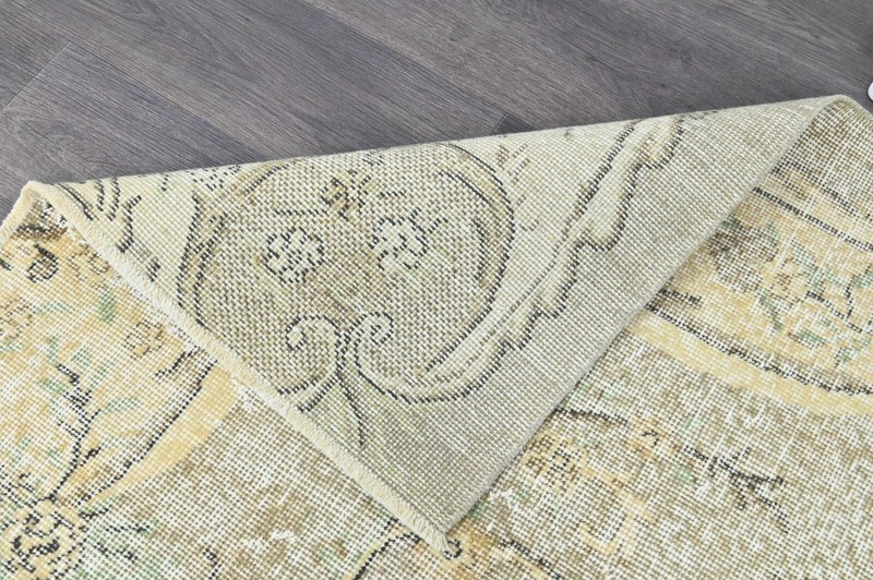 Oushak Turkish Vintage Rug 5x8 Kilim Rug Anatolian Handmade Boho Decor BROWN gallery
