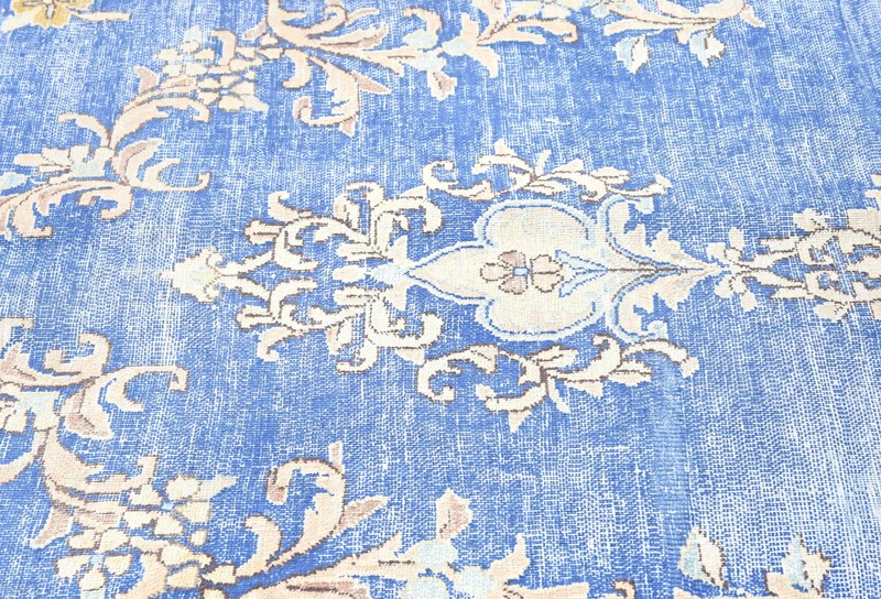 Antique Muted Floral Distressed Oriental Rug 10X14 ft Vintage Living Room Carpet gallery