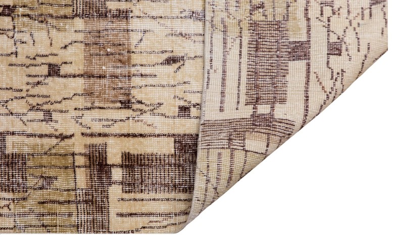 Vintage Turkish Oushak Rug 156 x 230 cm (5'1" x 7'6") – 60+ Yr Old Handwoven Rug gallery
