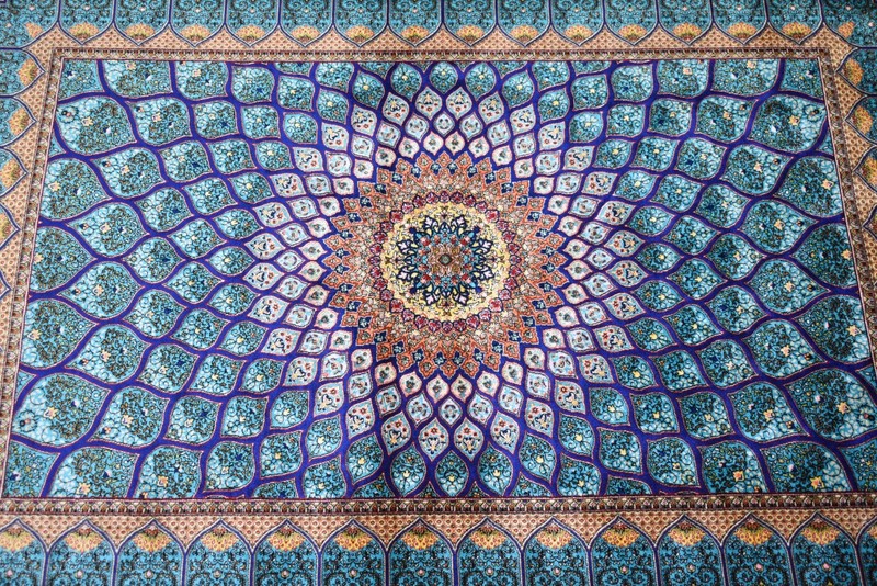 Silk Rug 100 % Bamboo Silk Rug 31'' x 47'' Home Decor Rug Small Bamboo Wall Rug gallery