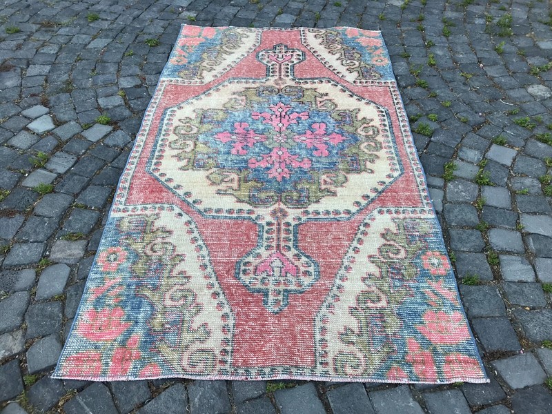 Handmade Rug Turkish Area Rug Vintage Rug Oushak Rug Antique Rug Bohemian Rug gallery