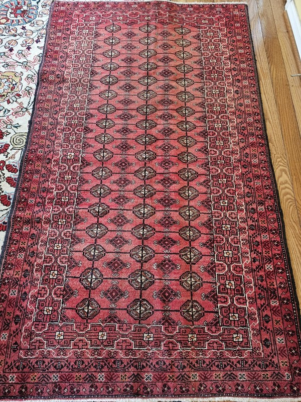 3.8 x 6.4 ANTIQUE CAUCASIAN HERIZ SERAPI VINTAGE USHAK TRIBAL KAZAK gallery