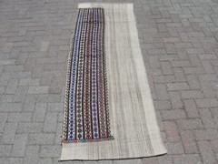 2×8 ft Handmade Runner Wool Kilim Rug – Vintage Home Decor Turkish Kilim rugs