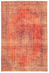 Vintage Hand-Knotted Carpet 5’10” x 8’10” Traditional Oriental Wool Area Rug