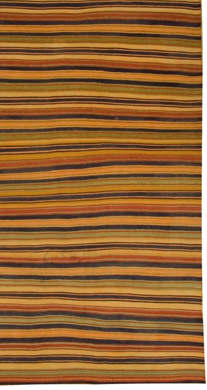 Vintage Turkish Hand Woven Kilim 5'7 X 10'8 e22342 gallery