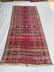 COLLECTORS ITEM 8.5X 4 ft Antique Maldari Belouch Nomad Full Embroidery Sistan