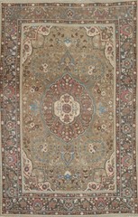 Vintage Traditional Area Rug 6×9 Hand-knotted Wool Floral Pattern for Any Room