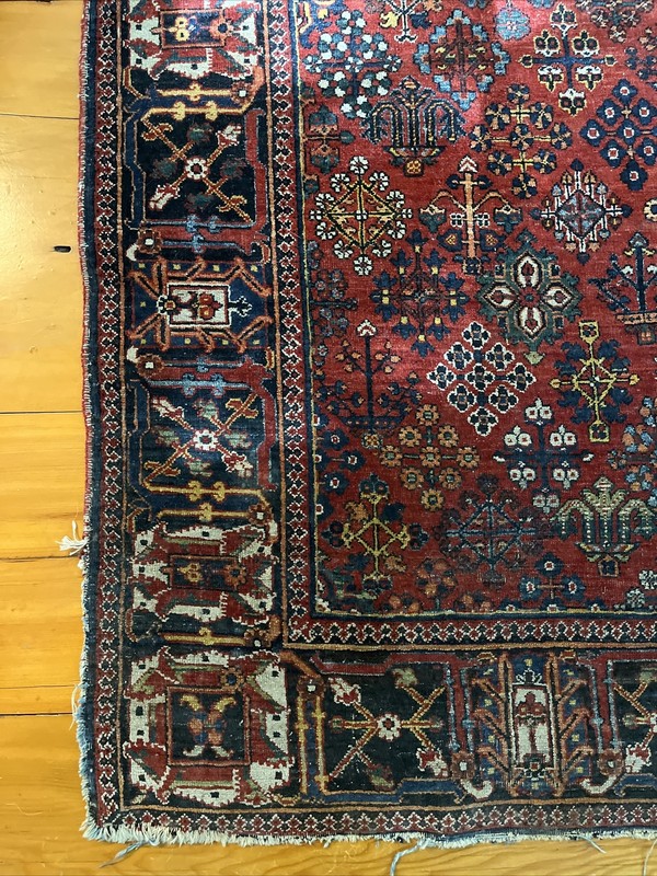 Large Antique Oriental Rug High Quality, Tightly Woven Intricate Design 79”x 51” gallery