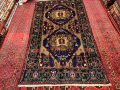 COLLECTORS’ ITEM Vintage Tribal Belouch Nomadic Herati Adreskan Carpet