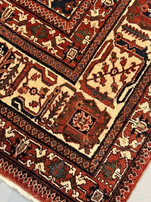 7.8x10.11 Distressed vintage Joshegan rug. Professionally Washed Low Pile. gallery