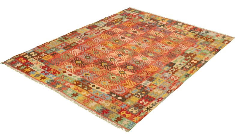 Vintage Hand Woven Area Rug 7'0" x 9'3" Traditional Wool Oriental Carpet gallery