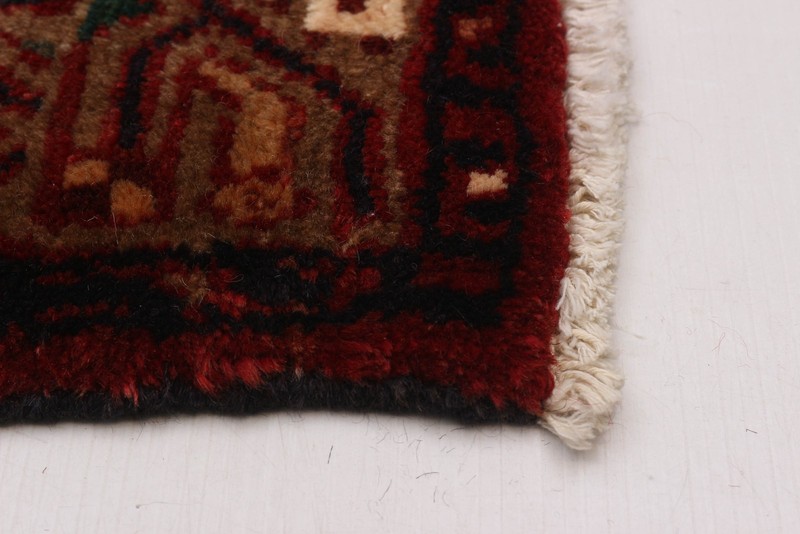 2'8" x 10'6" Vintage Hand-knotted Runner Rug Traditional Oriental Wool Carpet gallery
