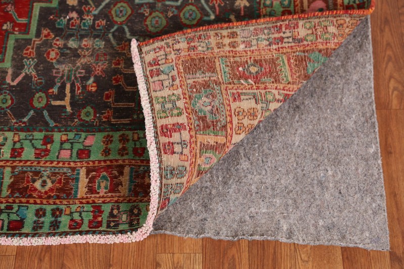Antique Vegetable Dye Tribal Room Size Area Rug 7x9 Red Wool Hand-made Carpet gallery