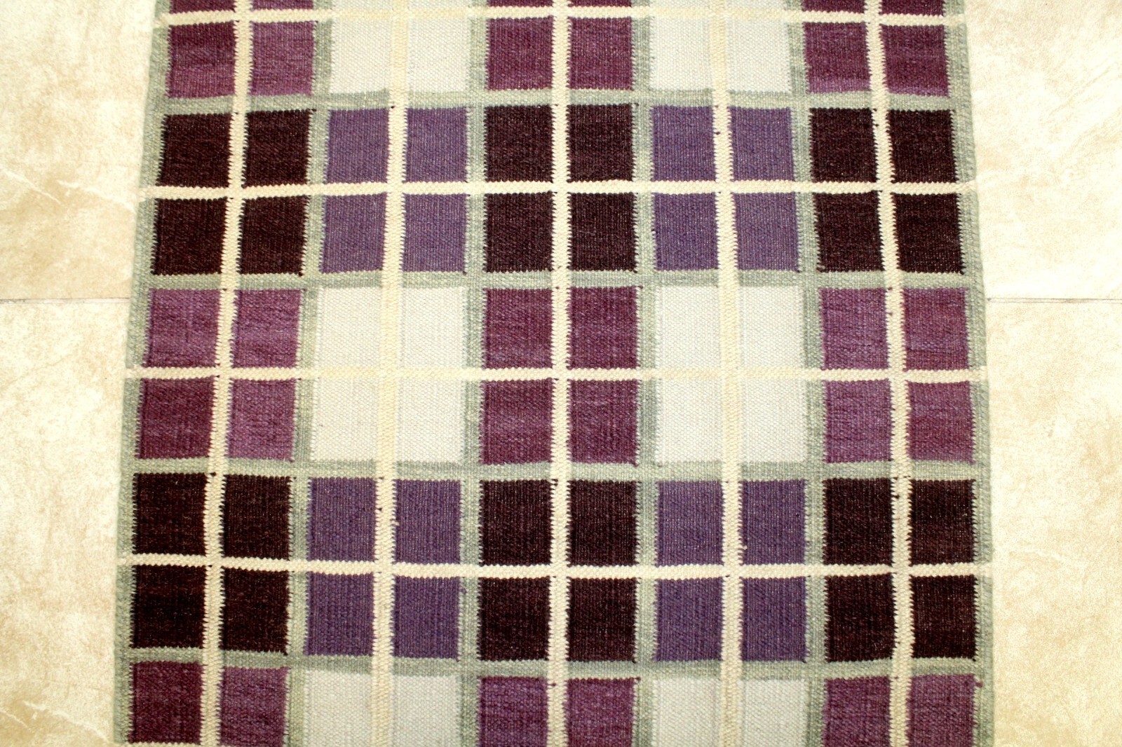 4X3 EXQUISITE MINT HAND KNOTTED VEGETABLE DYE ALL WOOL SHEERAZI KILIM RUG gallery
