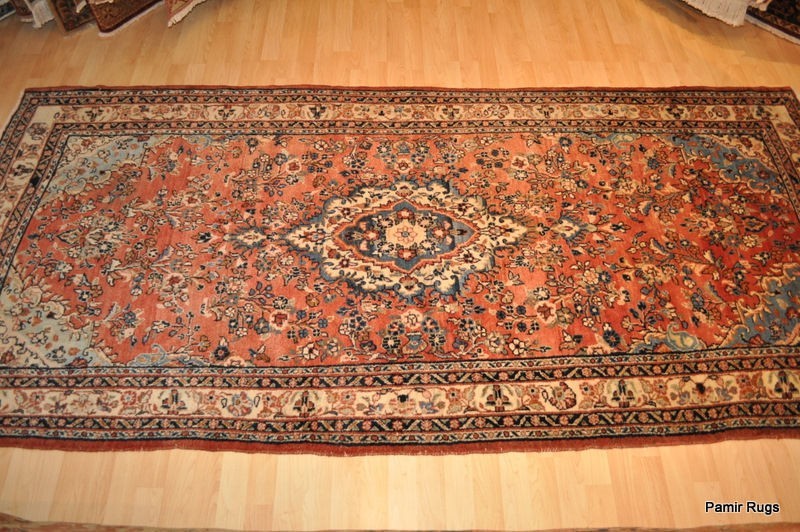 Antique Rug 11X5 FT. GENUINE Bakhtiari Authentic Circa 1900's matches Heriz rug gallery