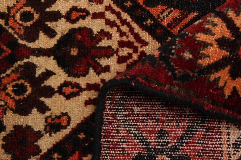 Vintage 4'5" x 6'7" Traditional Hand Knotted Vegetable Dye Wool Area Rug gallery
