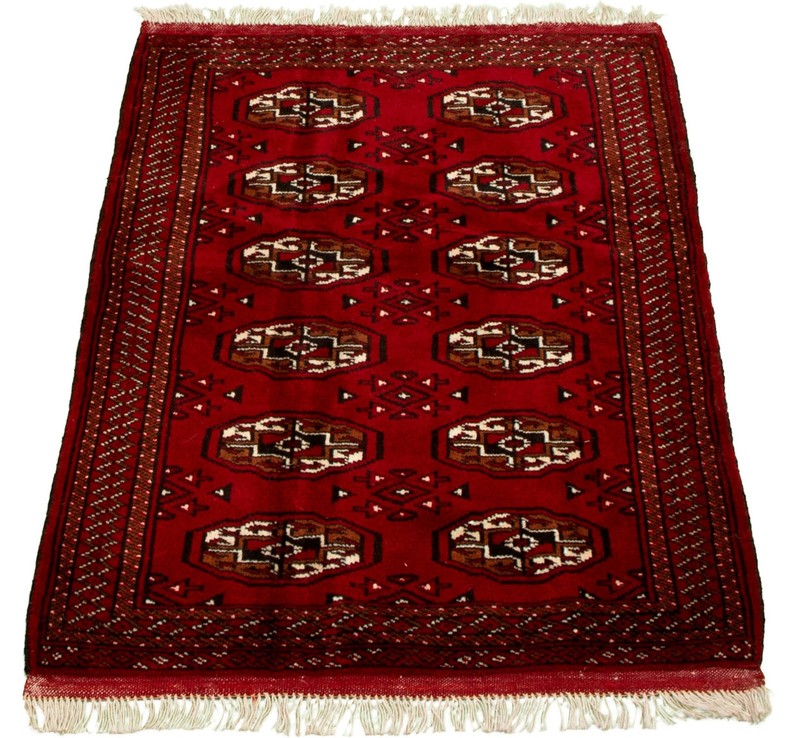 Traditional Vintage Hand-Knotted Area Rug 3'3" x 4'8" Oriental Wool Carpet gallery