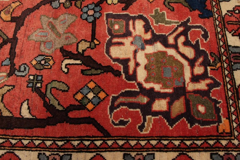 Vintage 4'11" x 6'11" Traditional Hand Knotted Vegetable Dye Wool Area Rug gallery