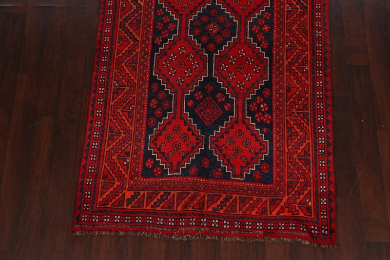 Antique Geometric Traditional Oriental Area Rug Hand-knotted Wool 5x10 Carpet gallery
