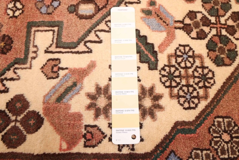 Vintage Traditional Hand-Knotted Area Rug 3'7" x 4'11" Oriental Wool Carpet gallery