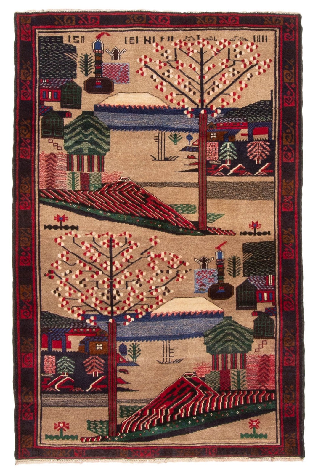 Traditional Vintage Hand-Knotted Area Rug 2'11" x 4'6" Oriental Wool Carpet gallery