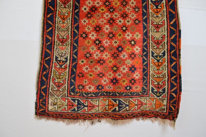 GREAT EAST ANATOLIAN KURDISH PRAYER RUG DATED 1901 AMAZING WOOL STAR PATTERN gallery